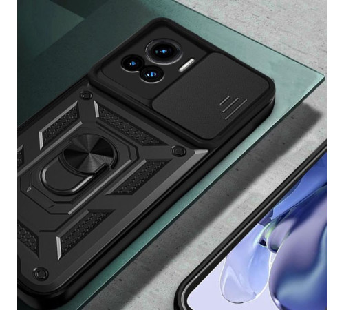 Чохол до мобільного телефона BeCover Military Motorola Edge 30 Ultra Black (710678)