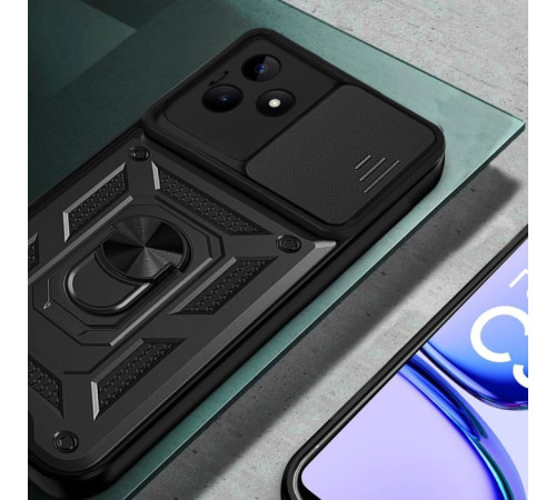 Чохол до мобільного телефона BeCover Military Realme C53 Black (710701)