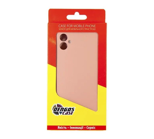 Чохол до мобільного телефона Dengos Samsung Galaxy A04e Case + Glass (Pink) (DG-KM-76)