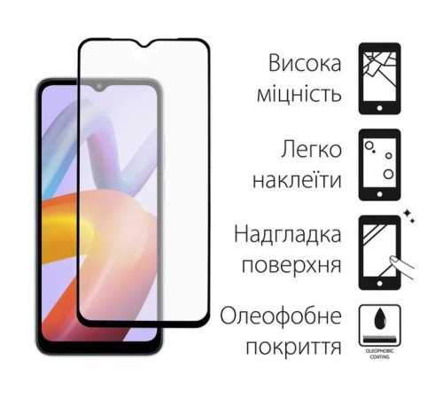 Чохол до мобільного телефона Dengos Xiaomi Redmi A2 Case + Glass (Mint) (DG-KM-82)