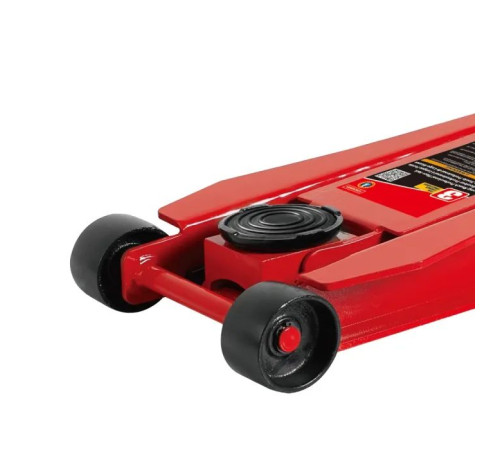 Домкрат GTM підкатний 3т,низькопрофільний (85-610мм) подвійна помпа (TZ830009)