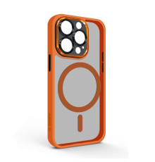 Чохол до мобільного телефона Armorstandart Unit MagSafe SE Apple iPhone 15 Pro Orange Black (ARM75371)