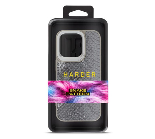 Чехол для мобильного телефона Harder Snake Pattern Apple iPhone 14 Pro Grey Silver (ARM76810)