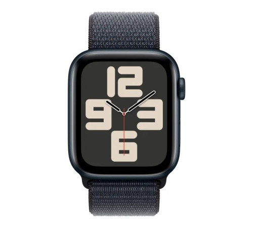 Смарт-годинник Apple Watch SE 2024 GPS 40mm Midnight Aluminium Case with Ink Sport Loop (MXEA3QH/A)