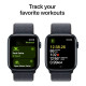 Смарт-годинник Apple Watch SE 2024 GPS 40mm Midnight Aluminium Case with Ink Sport Loop (MXEA3QH/A)