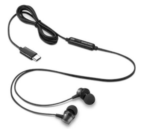 Навушники Lenovo USB-C Wired In-Ear Headphone Black (4XD1J77351)