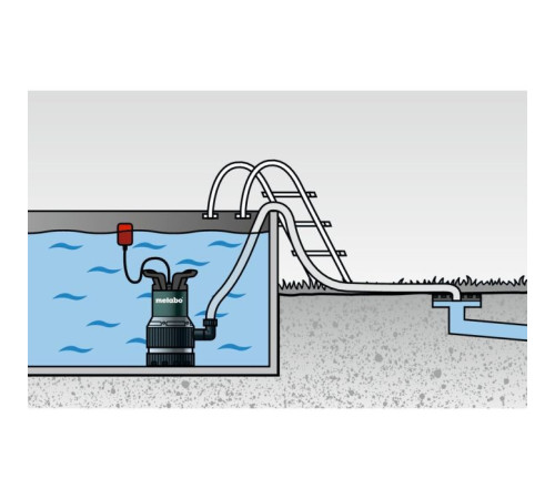 Заглибний насос Metabo TPS 14000 S COMBI, 770Вт, 14куб/год, 8.5м (0251400000)