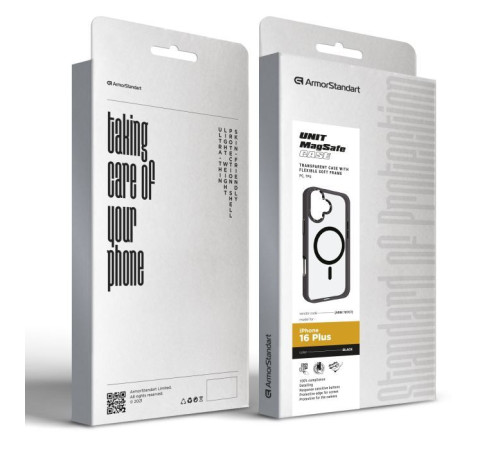 Чохол до мобільного телефона Armorstandart Unit MagSafe Apple iPhone 16 Plus Black (ARM78707)