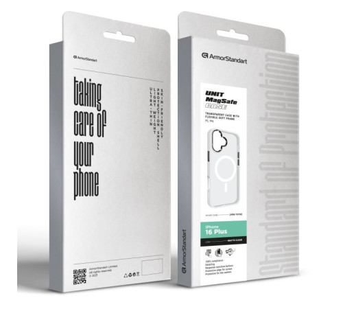 Чохол до мобільного телефона Armorstandart Unit MagSafe Apple iPhone 16 Plus Matte Clear (ARM78708)