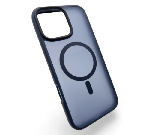 Чохол до мобільного телефона BeCover Metal Buttons Case (MagSafe) для Apple iPhone 16 Pro Max Blue (712100)