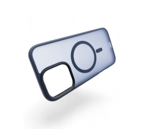 Чохол до мобільного телефона BeCover Metal Buttons Case (MagSafe) для Apple iPhone 16 Pro Max Blue (712100)