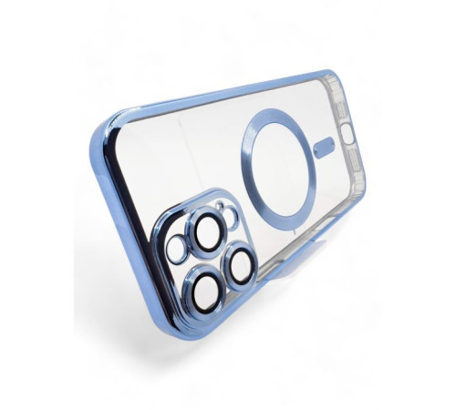 Чохол до мобільного телефона BeCover TPU Chrome Case (MagSafe) для Apple iPhone 16 Pro Max Sierra Blue (712087)
