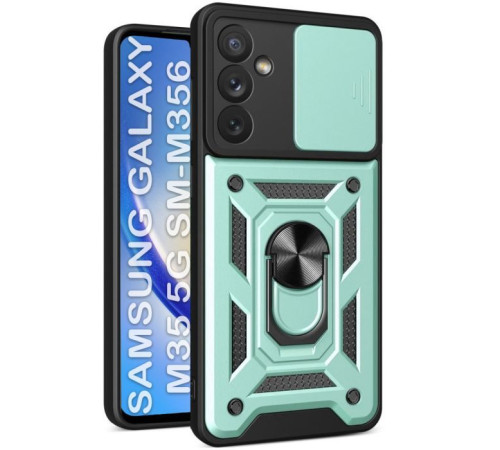 Чохол до мобільного телефона BeCover Military Samsung Galaxy M35 5G SM-M356 Dark Green (711543)
