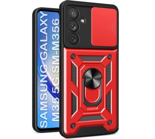 Чохол до мобільного телефона BeCover Military Samsung Galaxy M35 5G SM-M356 Red (711544)
