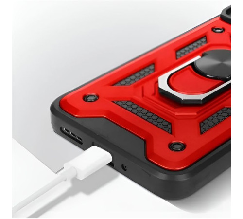 Чохол до мобільного телефона BeCover Military Samsung Galaxy M35 5G SM-M356 Red (711544)