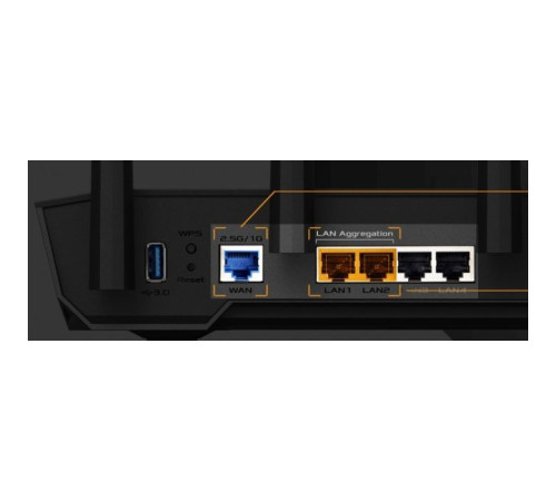 Маршрутизатор ASUS TUF-AX4200 (90IG07Q0-MO3100)