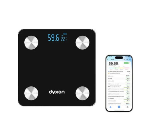 Ваги підлогові DYXON MEGASCALES 200 Black (DXNVGMGSCLS200B)