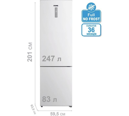 Холодильник PRIME Technics RFN 2018 ED (RFN2018ED)