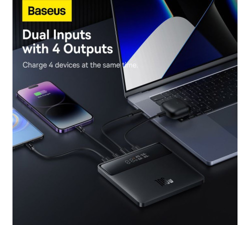 Батарея універсальна Baseus Blade 20000mAh 100W OE, black (PPBL000301)