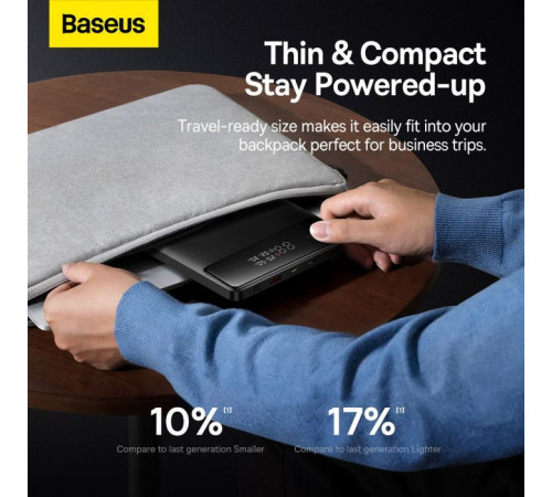 Батарея універсальна Baseus Blade 20000mAh 100W OE, black (PPBL000301)