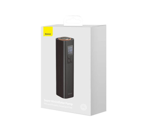 Автомобільний компресор Baseus Super Mini Inflator Pump Black (CRCQ000001)