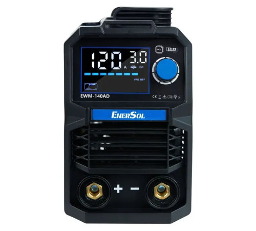 Зварювальний апарат Enersol інверторний, 20-140 A, 6.1 кВт, 2.9 кг (EWM-140AD)
