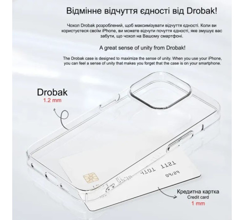 Чохол до мобільного телефона Drobak Acrylic Case для Apple iPhone 14 (949413)