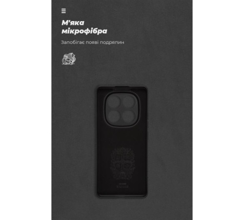 Чохол до мобільного телефона Armorstandart ICON Xiaomi Redmi Note 14 Pro 5G / Poco X7 Camera cover Black (ARM79827)