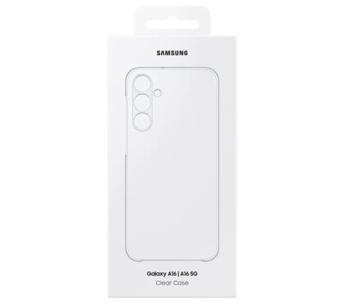 Чохол до мобільного телефона Samsung Soft Clear Cover Samsung Galaxy A16 Transparent (EF-QA166CTEGWW)