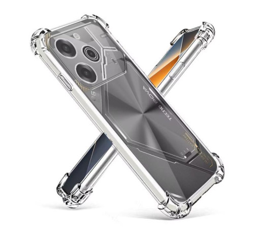 Чохол до мобільного телефона BeCover Anti-Shock Tecno POVA 6 (LI7) Clear (712784)