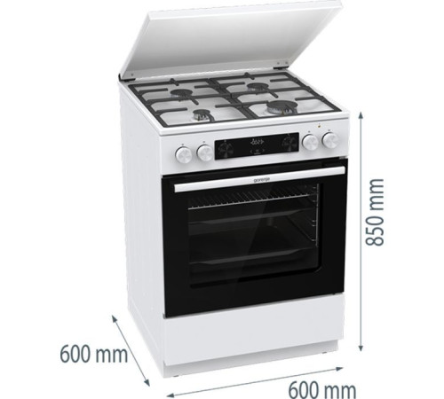 Плита Gorenje GK6C5WF