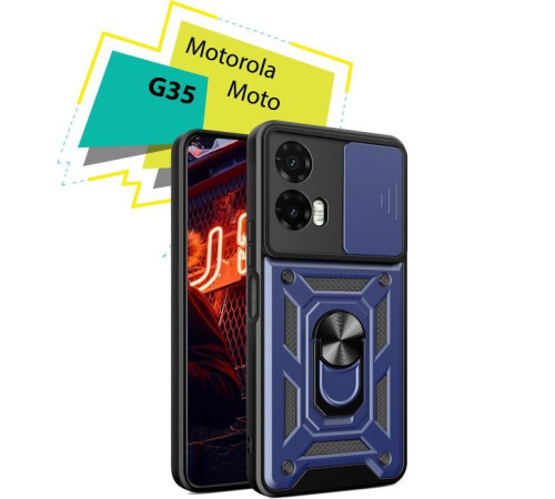 Чохол до мобільного телефона BeCover Military Motorola Moto G35 Blue (713090)