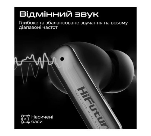 Навушники HiFuture SonicAir Black (sonicair.black)
