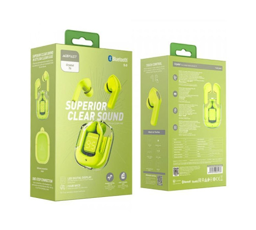 Навушники Acefast T6 Youth Green (6974316281573)