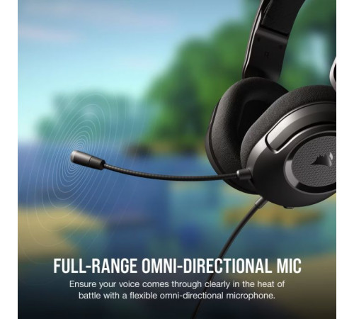 Навушники Corsair HS35 Surround v2 Multiplatform Gaming Carbon (CA-9011386-EU)
