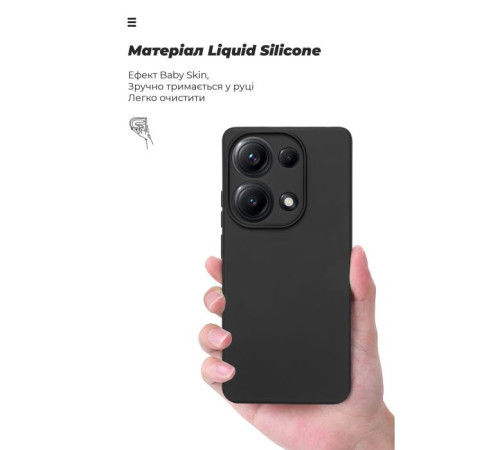 Чохол до мобільного телефона Armorstandart ICON Xiaomi Redmi Note 14S 4G Camera cover Black (ARM82008)