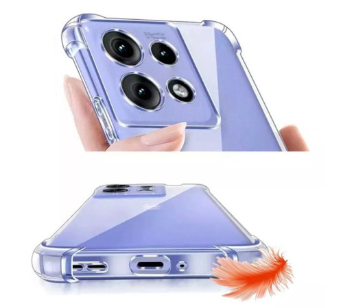 Чохол до мобільного телефона BeCover Anti-Shock Motorola Edge 50 Clear (713149)