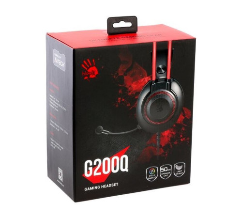 Навушники A4Tech Bloody G200Q Black/Red (4711421002226)