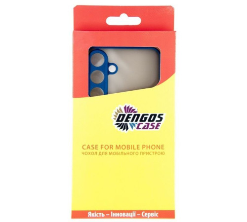 Чохол до мобільного телефона Dengos Matte Samsung Galaxy S25 Plus (Blue) (DG-TPU-MATT-163)