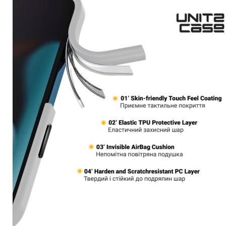 Чохол до мобільного телефона Armorstandart UNIT2 Samsung S25 Plus Matte Clear (ARM81842)