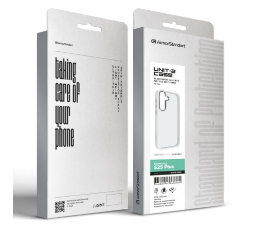 Чохол до мобільного телефона Armorstandart UNIT2 Samsung S25 Plus Matte Clear (ARM81842)