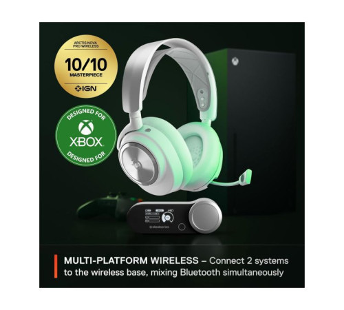 Навушники SteelSeries Arctis Nova Pro Wireless X XBOX/PC/PS/SW/MAC/MOB White (61525)