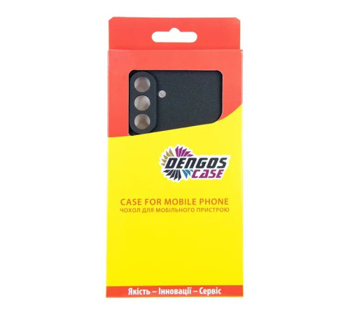 Чохол до мобільного телефона Dengos Kit Samsung Galaxy A26 Carbon + 2 pcs glass (Black) (DG-CTG2P-08)