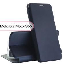 Чохол до мобільного телефона BeCover Exclusive Motorola Moto G55 Deep Blue (713520)