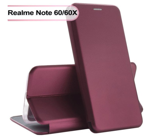 Чохол до мобільного телефона BeCover Exclusive Realme Note 60/60X Red Wine (713509)