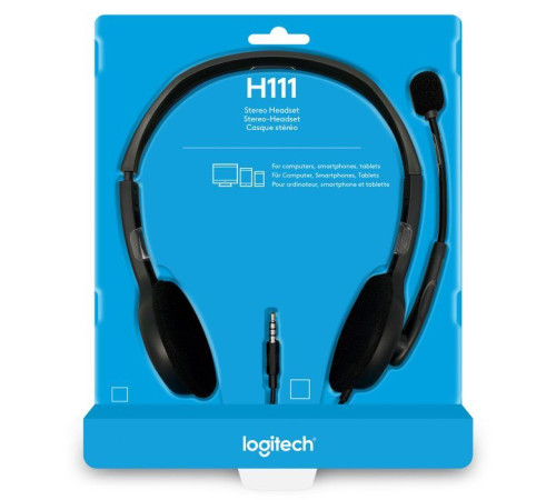 Навушники Logitech H111 Stereo Headset with 1*4pin jack (981-000593)