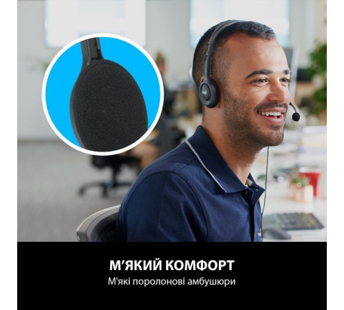 Навушники Logitech H111 Stereo Headset with 1*4pin jack (981-000593)