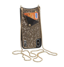 Чохол до мобільного телефона BeCover Glitter Wallet Apple iPhone Xs Max Gold (703622) (703622)