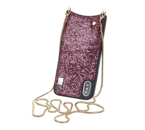 Чохол до мобільного телефона BeCover Glitter Wallet Apple iPhone Xs Max Pink (703623) (703623)