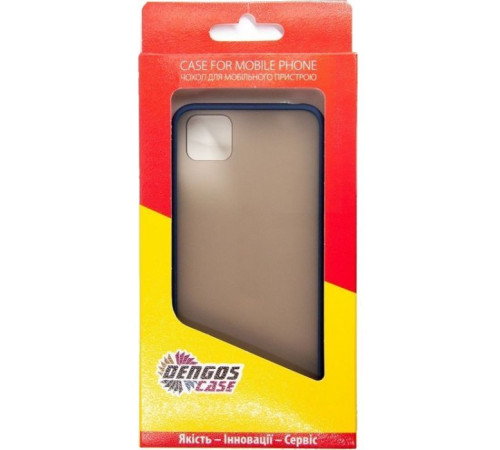 Чохол до мобільного телефона Dengos Matt Huawei Y5P, blue (DG-TPU-MATT-53) (DG-TPU-MATT-53)